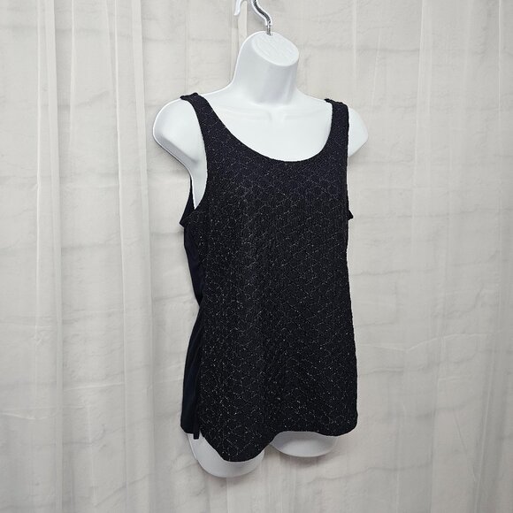 The Limited Y2K Tank Top Navy Blue Metallic Fairy Goth Boho S - Picture 3 of 11